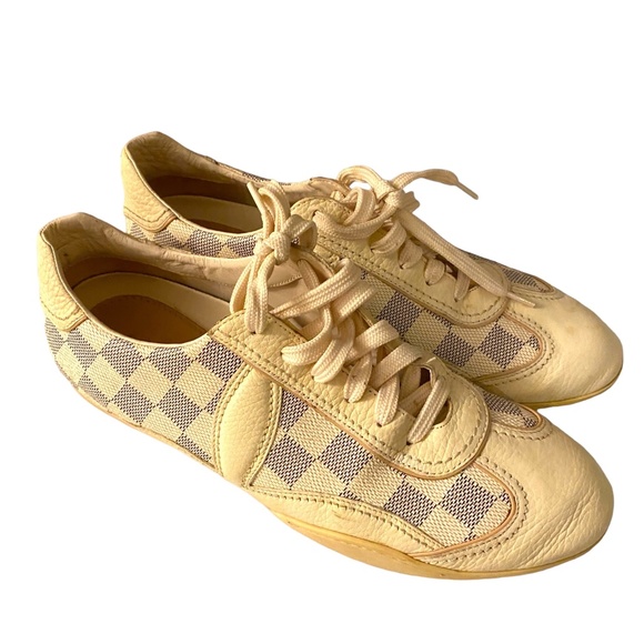 Authentic Louis Vuitton Damier Canvas Trainer Shoes